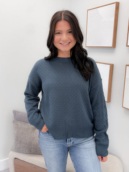 Gianna Sweater in Teal