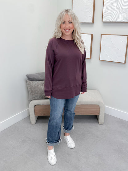707 Long Sleeve in Plum by Twenty Nine The Label