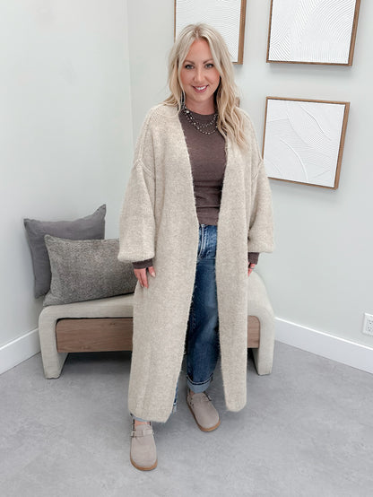 Polly Cardigan in Oatmeal