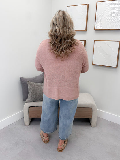 Sheri  Sweater in Mauve
