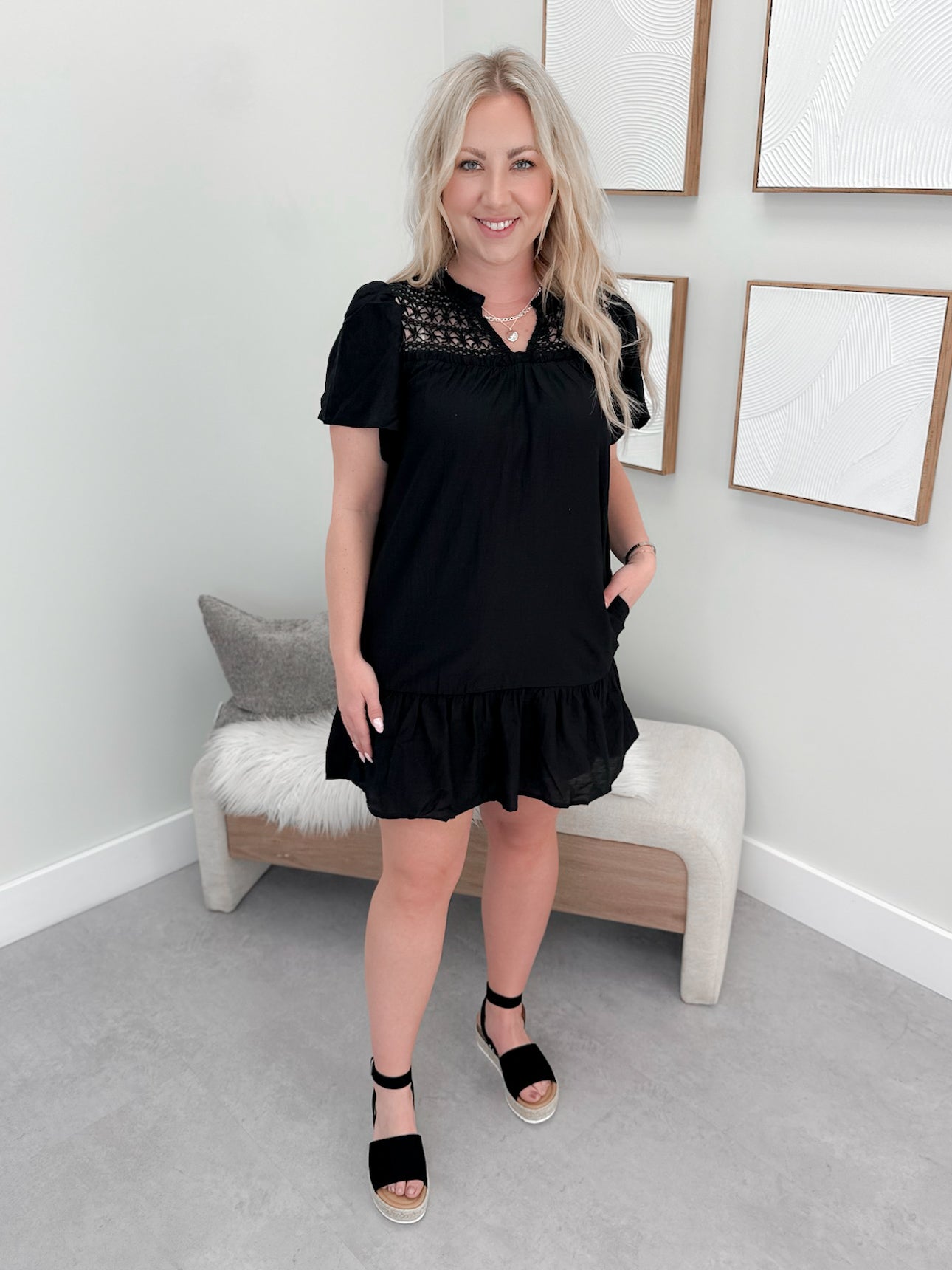 Nancy Dress in Black