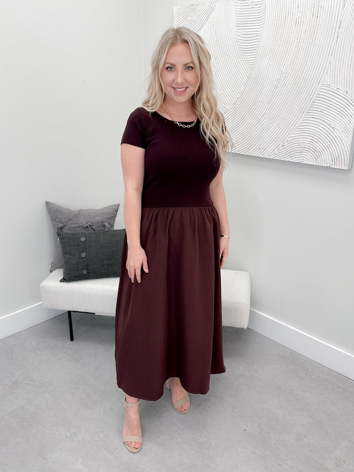 Celeste Dress in Plum