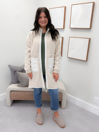 Canmore Long Jacket in Birch