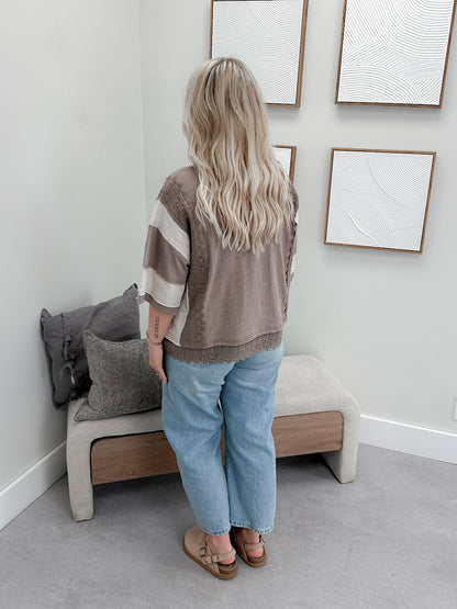 Lela Tee in Graphite