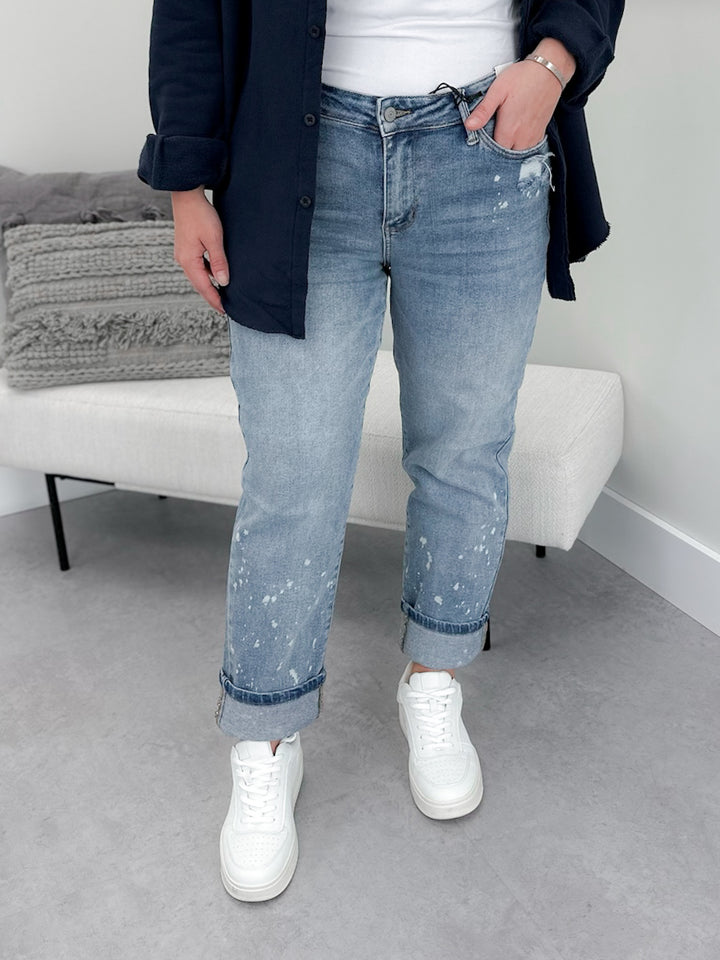 Painter Boyfriend Jeans by Judy Blue