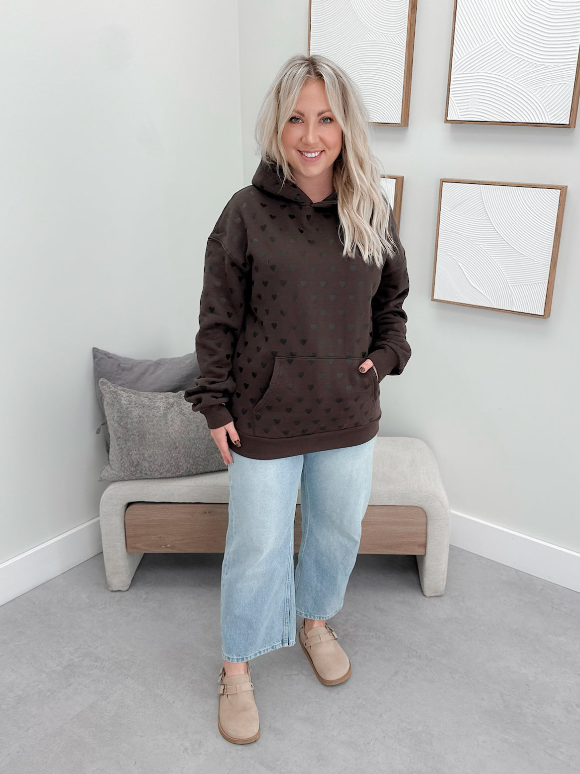 Comfort Zone Hoodie in Heart & Soul by Ampersand Ave