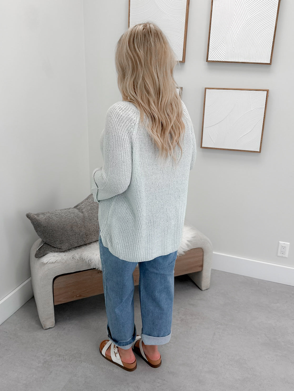 Zuma Sweater in Light Mint