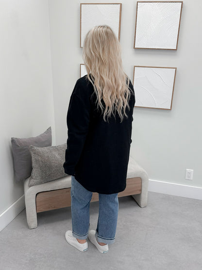 Essen Shacket in Black