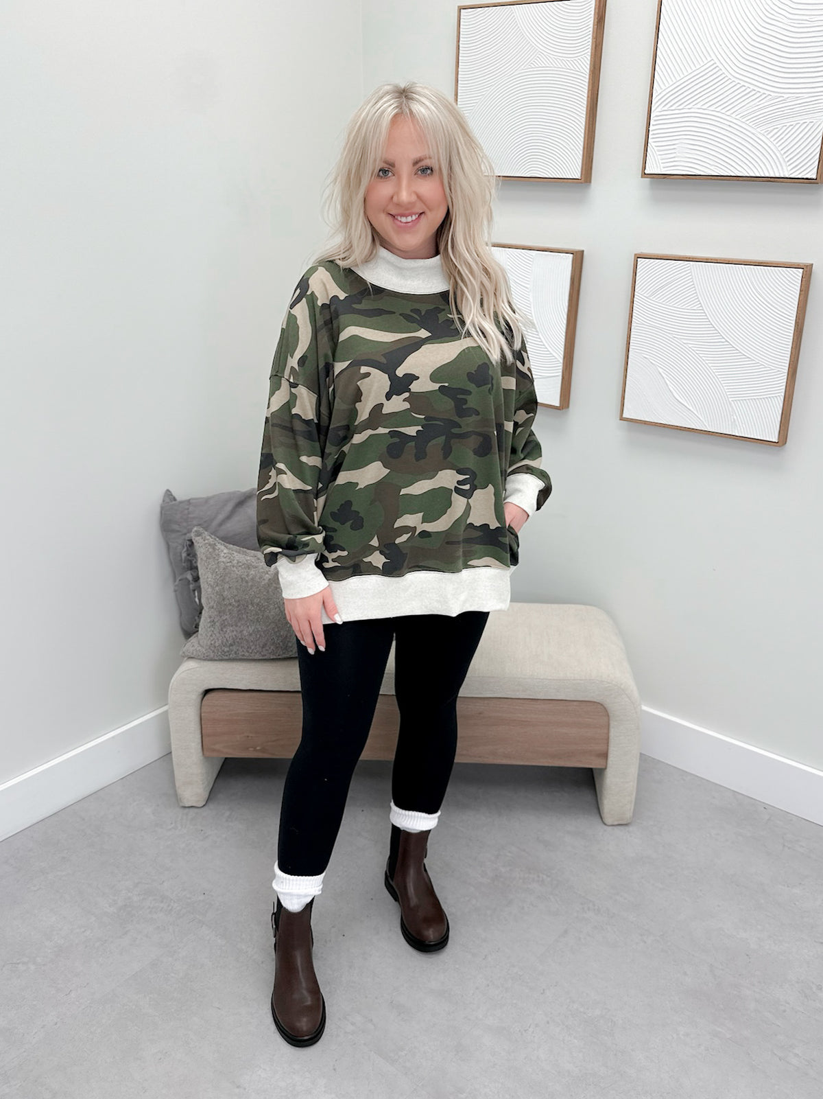 Parker Pullover in Camo