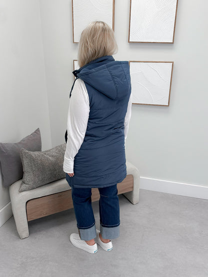 609 Vest in Navy by Twenty Nine The Label