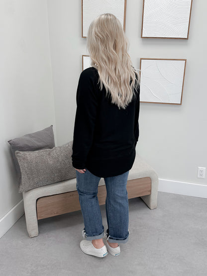 707 Long Sleeve in Black by Twenty Nine The Label