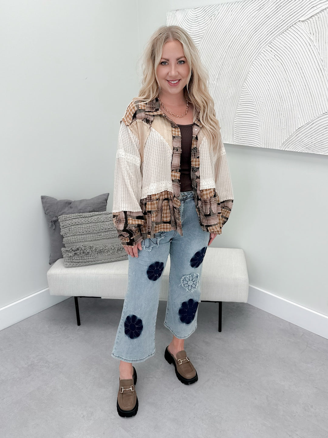Ambrose Top in Almond by Pol