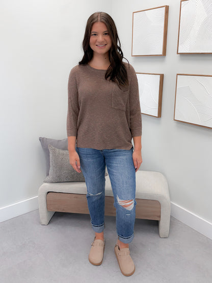 Luna Sweater in Cocoa
