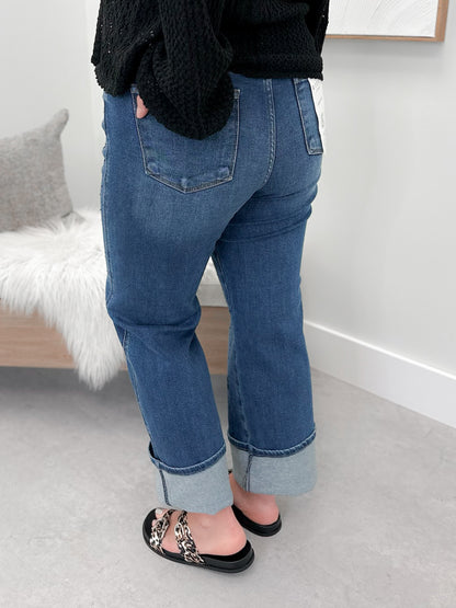 Ebony Embellished High Rise Jeans by Risen