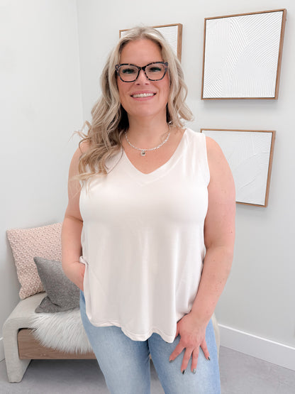 Arwen Tank in Barely Blush