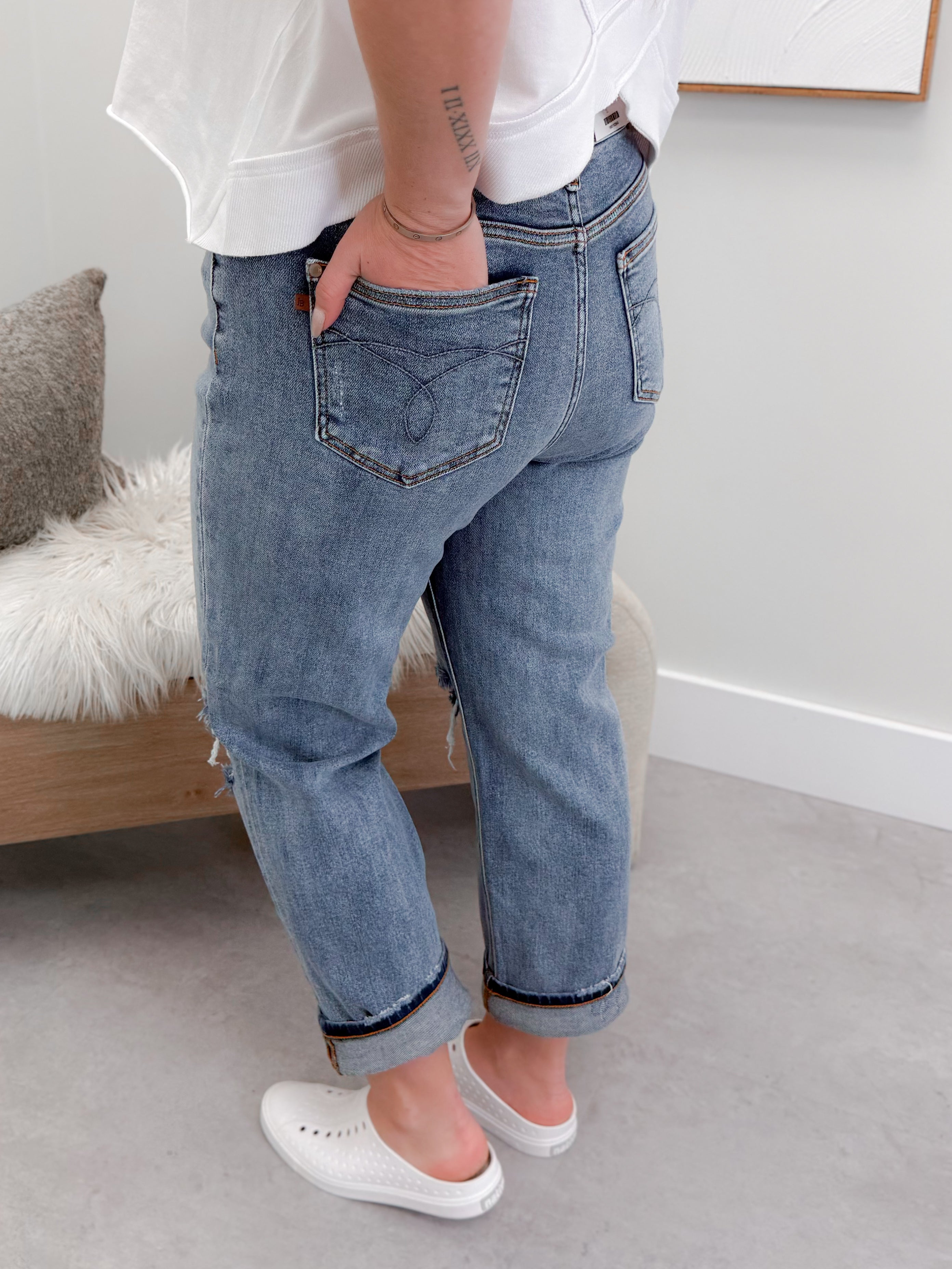 Daze Boyfriend Jeans by Judy Blue