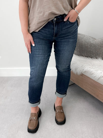 City Cuffed Slim Fit Jeans by Judy Blue