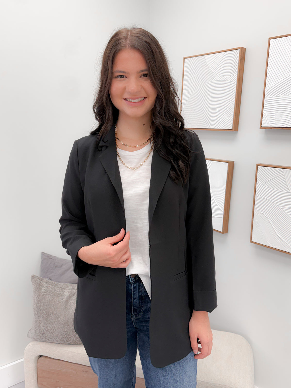 Leigh Blazer in Black