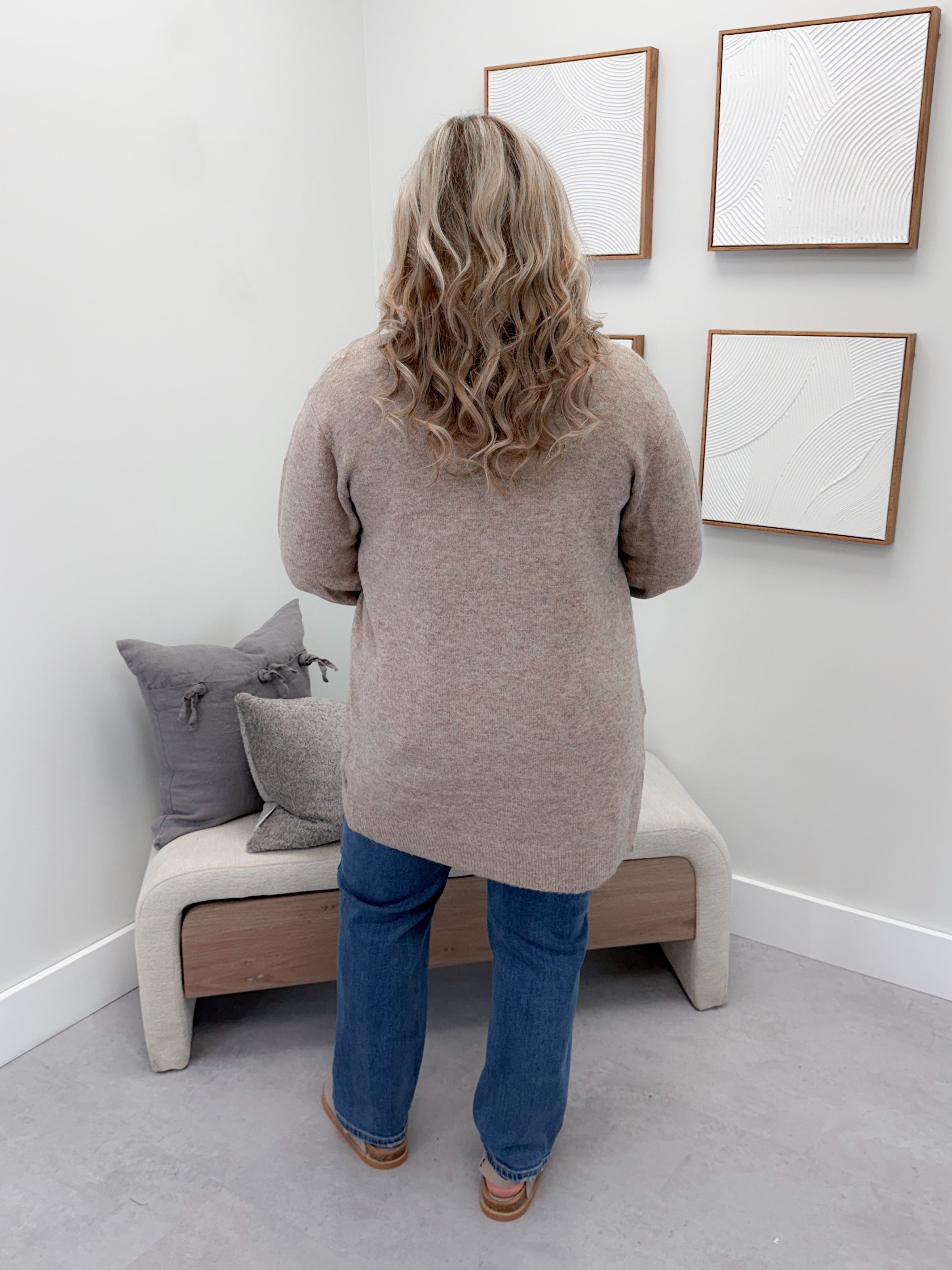 Tabitha Cardigan in Mocha