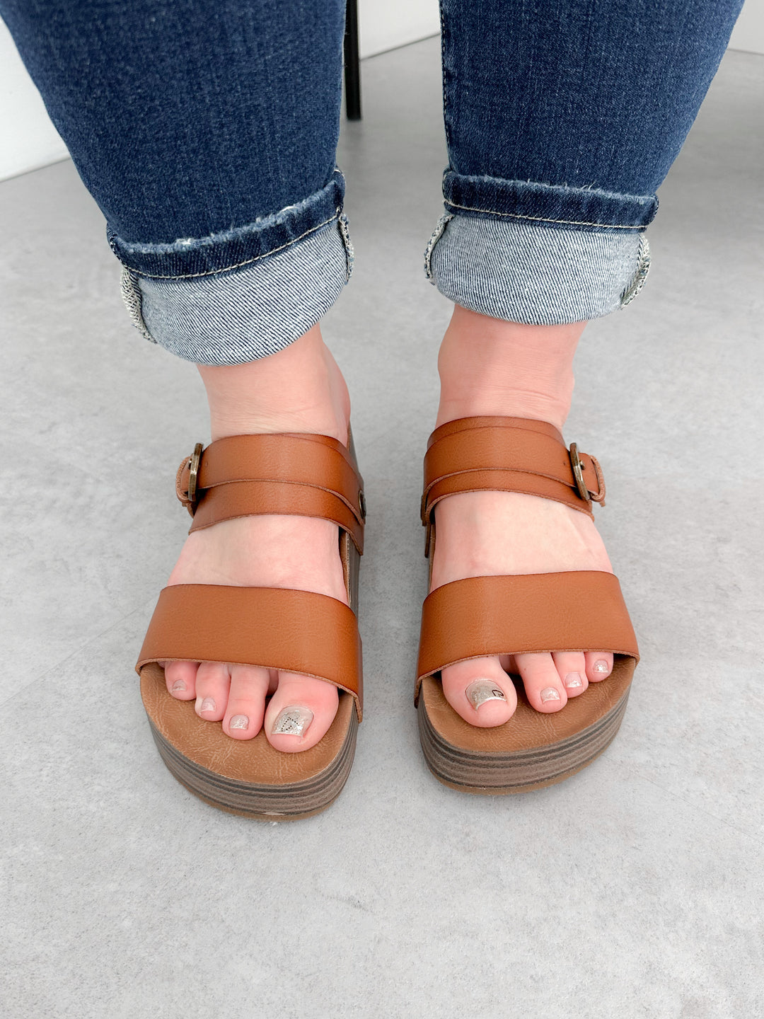 Marge Two Way Sandal in Wood by Blowfish