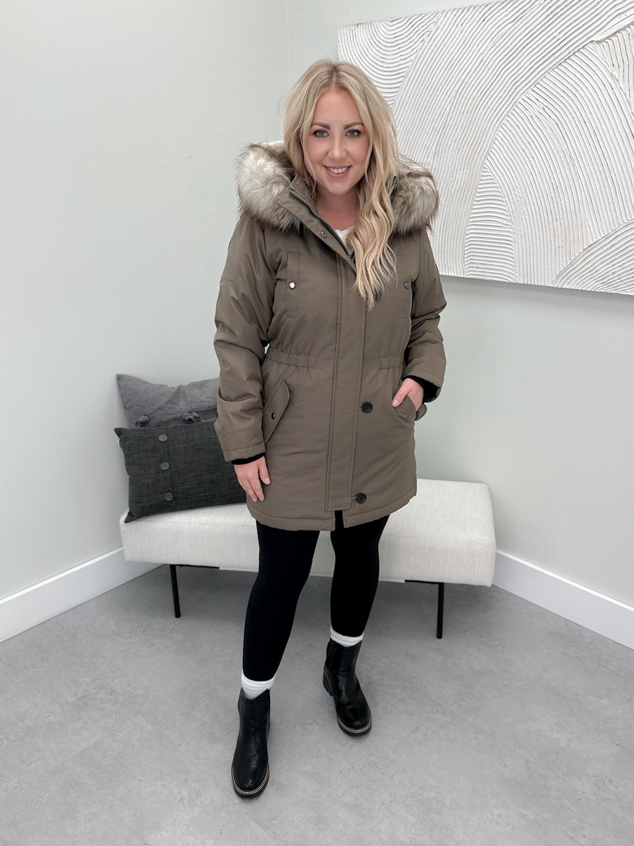 Polar Parka in Olive