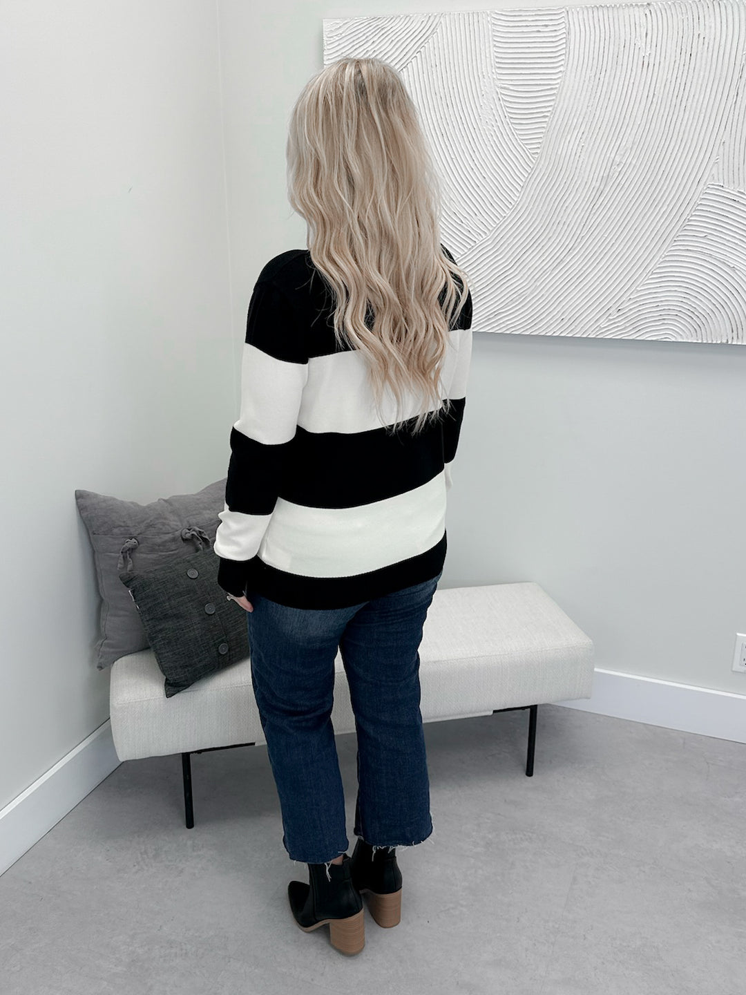 Sweet on Stripes Sweater by Ampersand Avenue