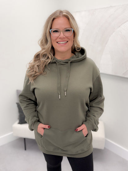 126 Hoodie in Moss by Twenty Nine The Label