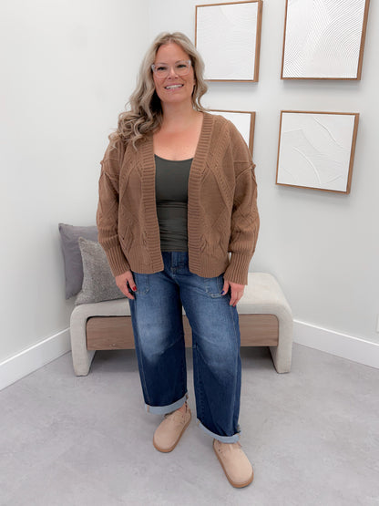 Willow Cardigan in Mocha