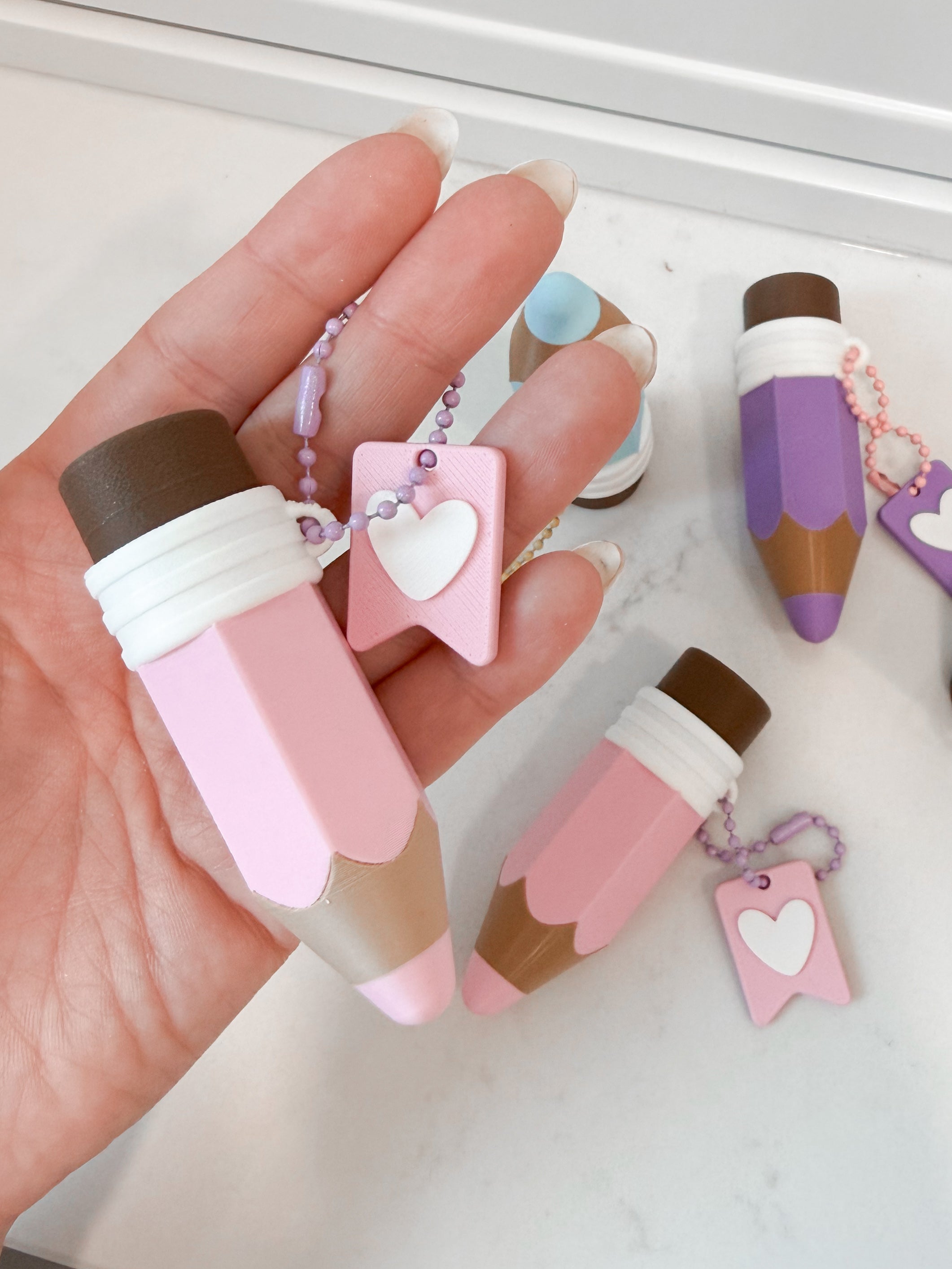 Pencil Clicker Keychain