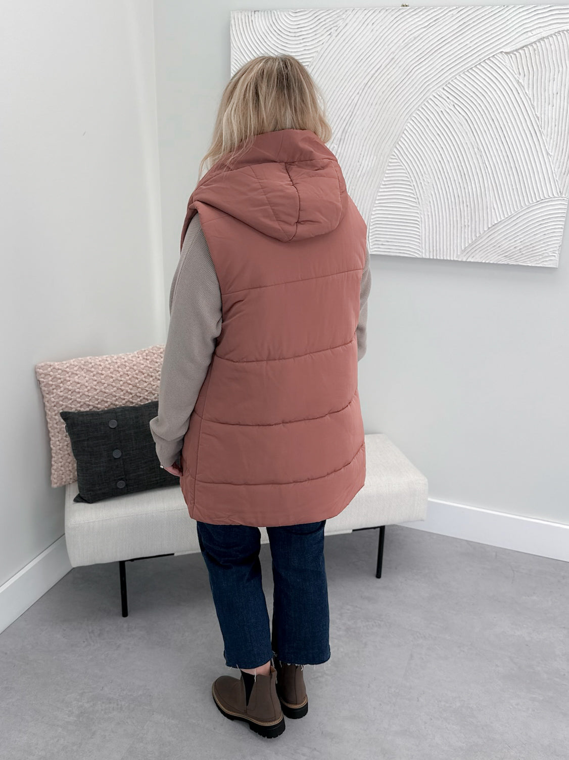 Tatum Vest in Marsala - Small