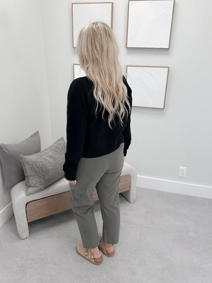 Cloud Knit Cardigan in Ink by Ampersand Avenue