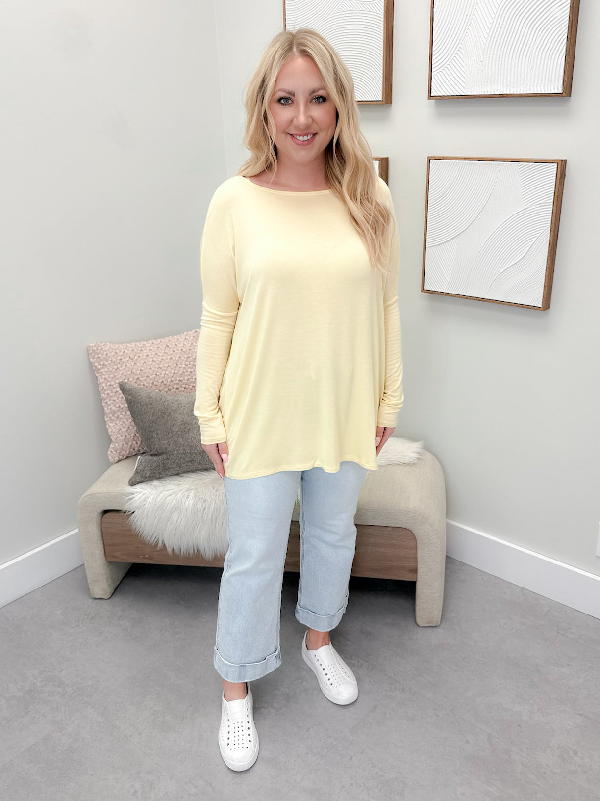 906 Long Sleeve by Twenty Nine The Label in Yellow