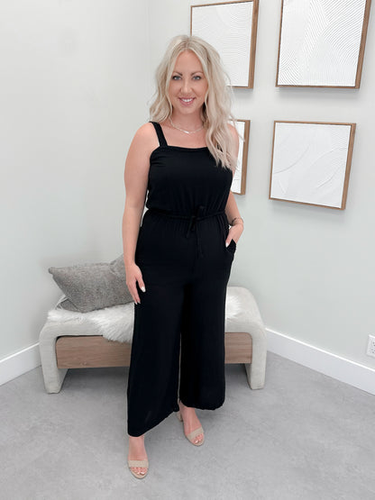Rock All Day Jumpsuit in Black