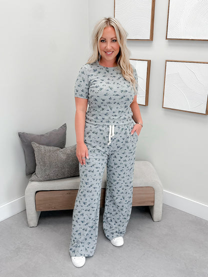 Waffle 24/7 Pant in Garden Girl by Ampersand Avenue