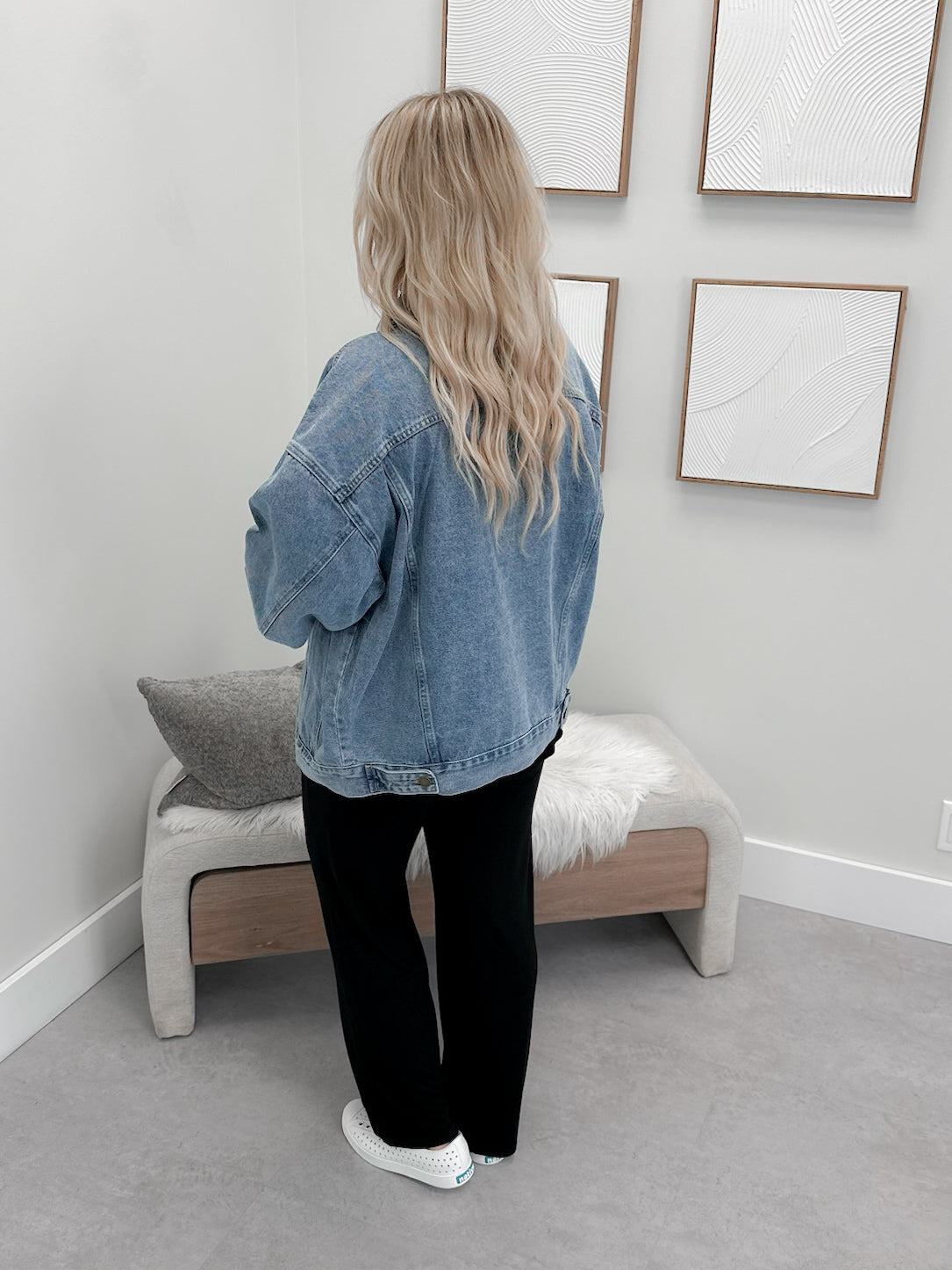 Charity Jean Jacket in Medium Wash