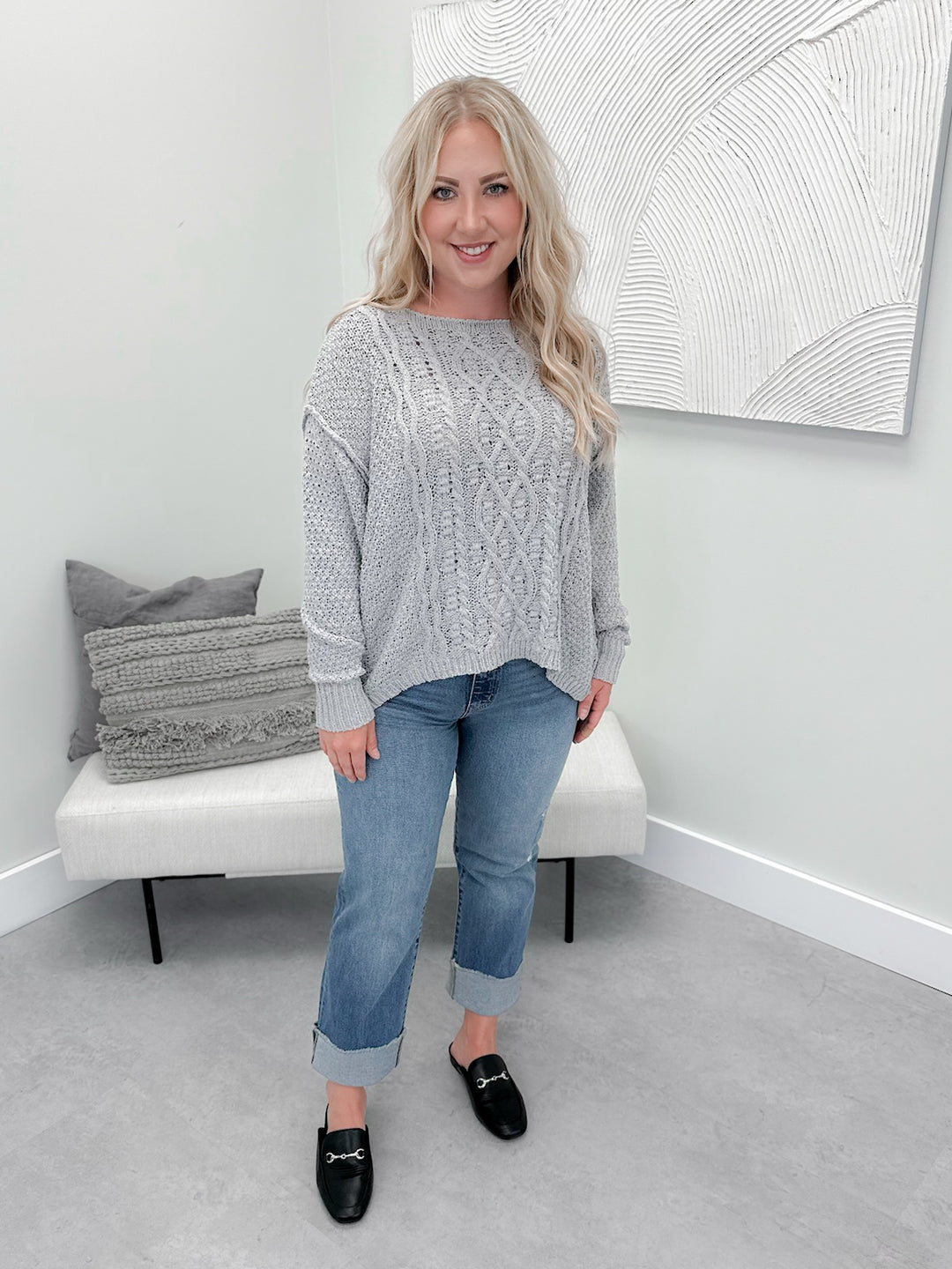 Jace Sweater in Grey