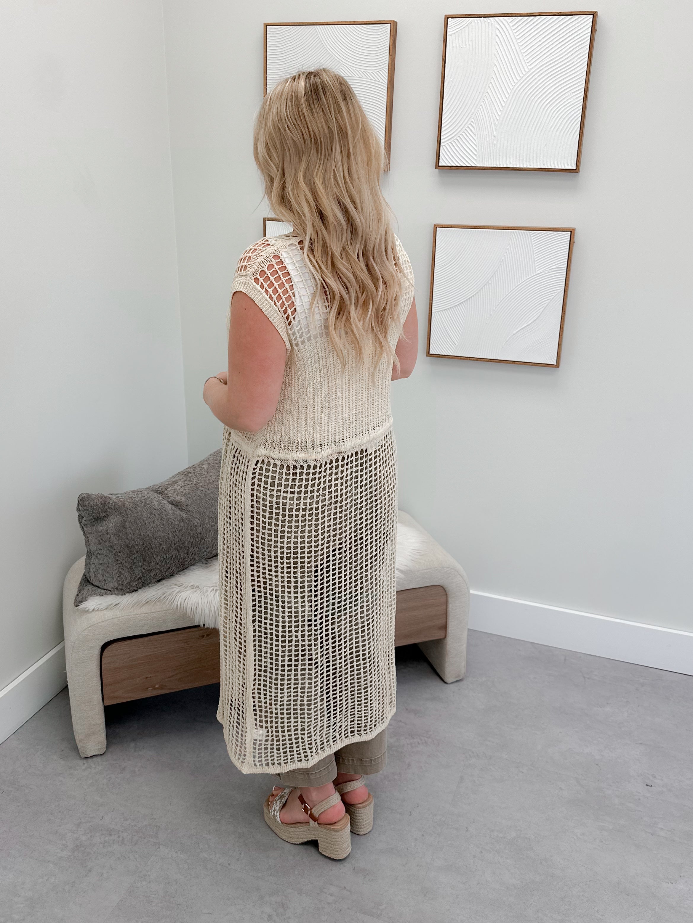 Stevie Cardigan in Natural