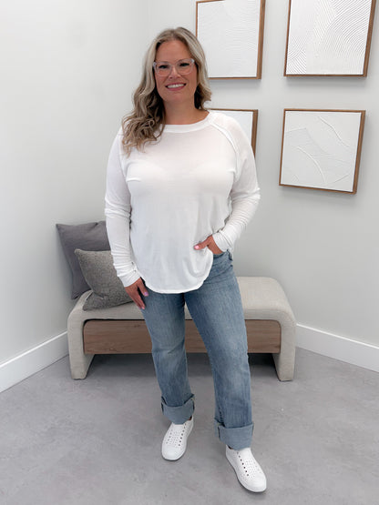 Harlyn Long Sleeve in Cloud