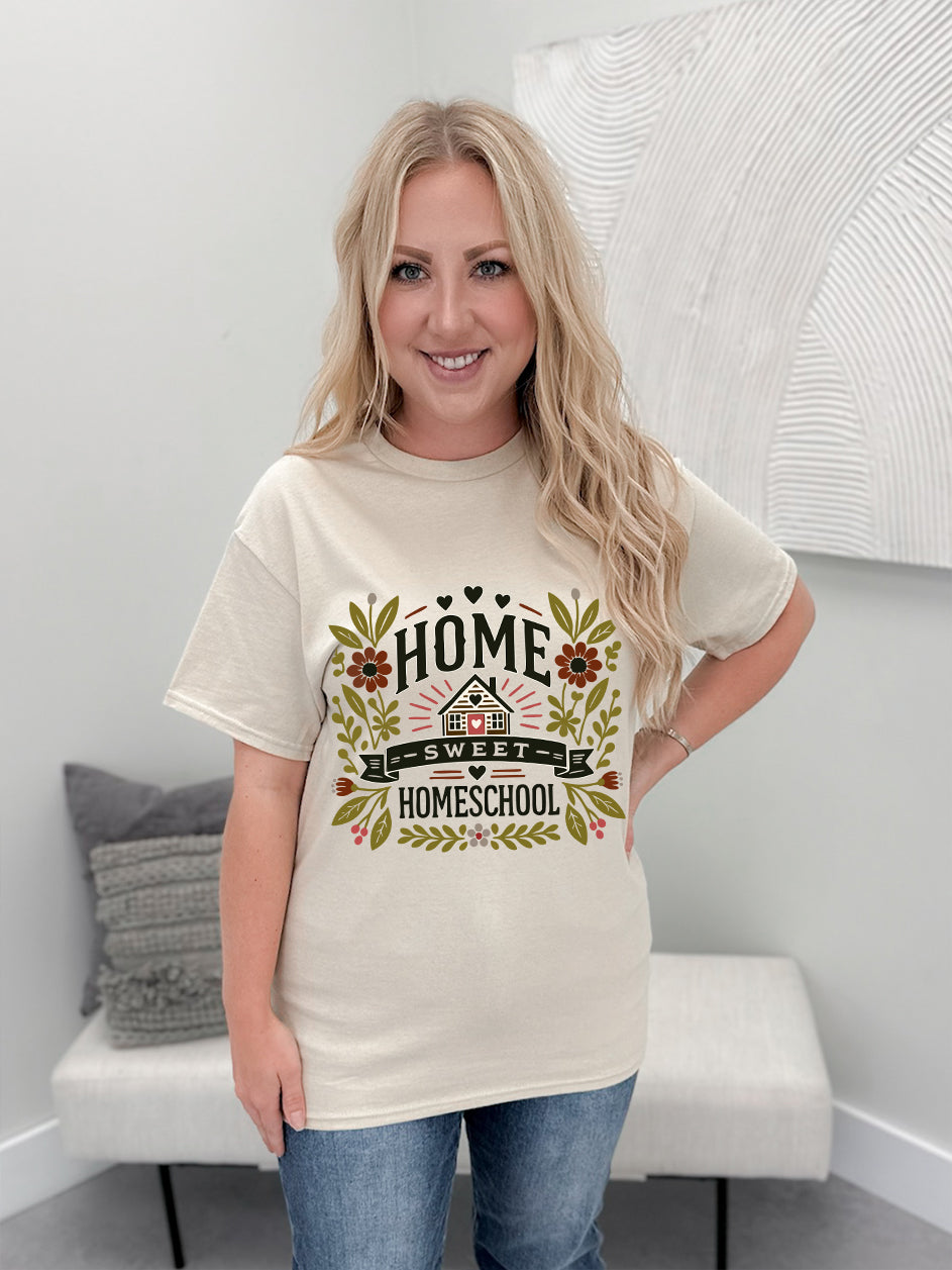 Home Sweet Homeschool Graphix Tee