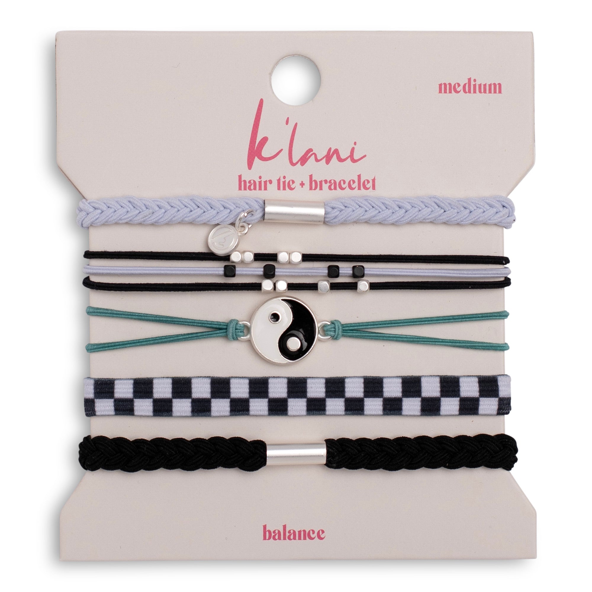 Balance Hair Tie Bracelet Set by K'lani