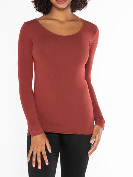 Bamboo Scoop Long Sleeve by C'est Moi