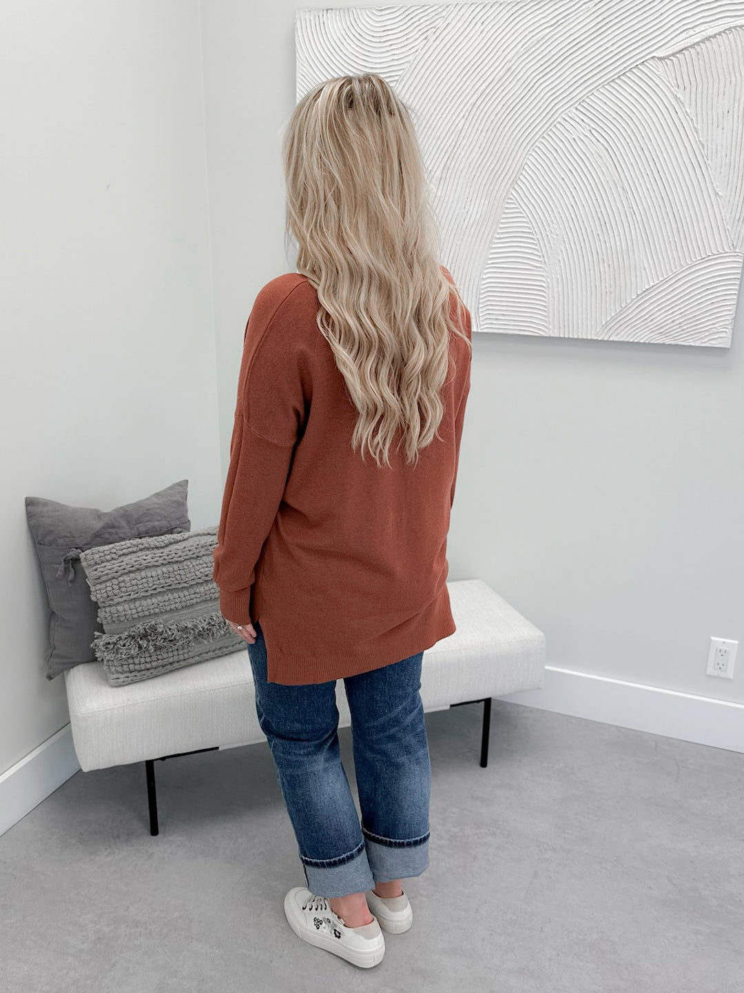 Dreamers Sweater in Marsala