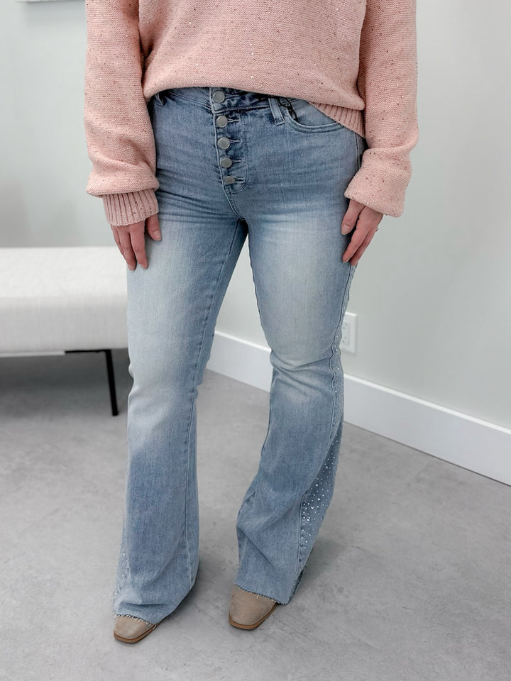 Sparkler Flare Jeans by Judy Blue