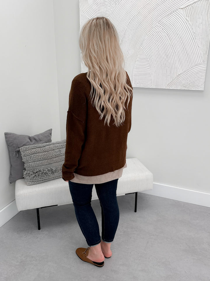 Cricket Sweater in Brown