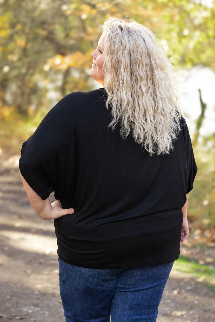 Darcy Dolman Top in Black by Michelle Mae