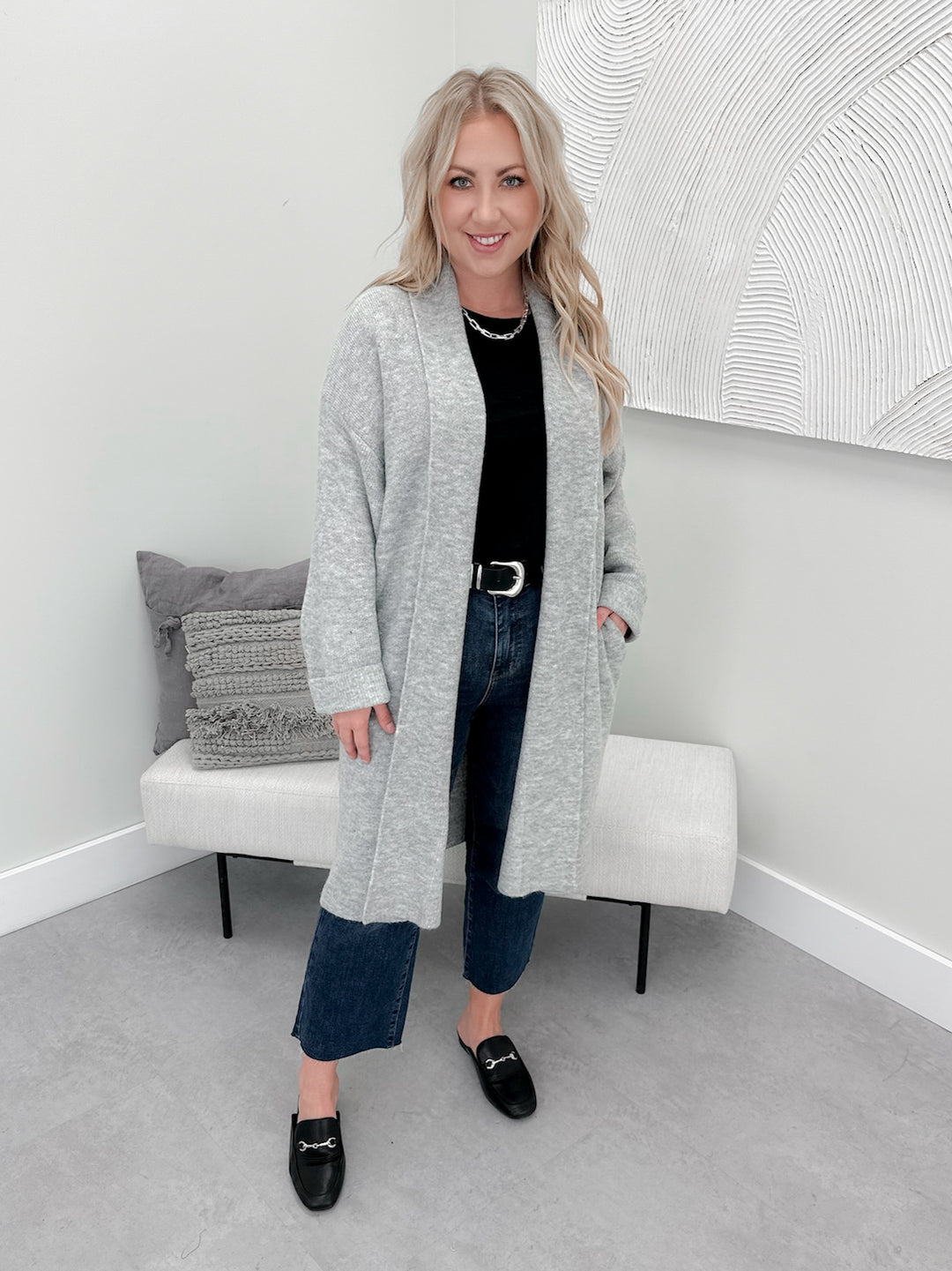 Nalani Cardigan in Grey