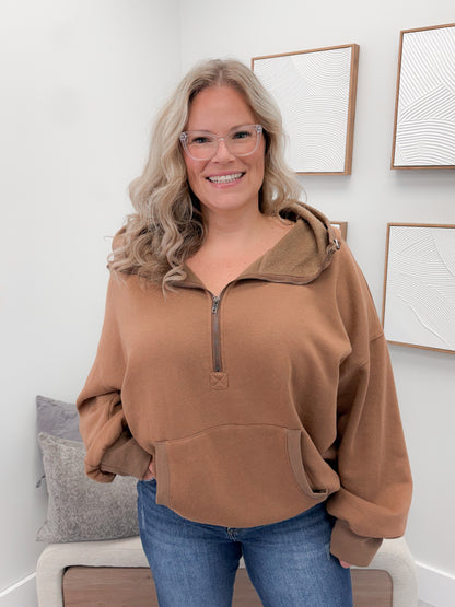 Channing Hoodie in Camel