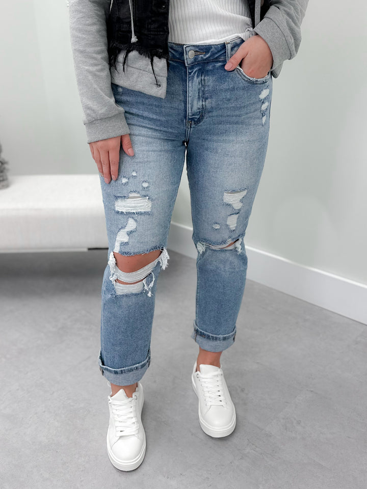 Lover Cropped Straight Legged Jeans by Lovervet