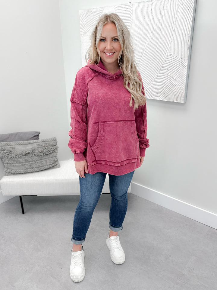 Tasha Hoodie in Berry