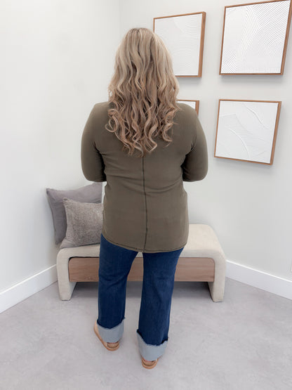 Georgia Long Sleeve in Olive